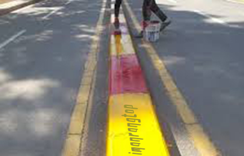 رنگ جدول مخصوص خیابان