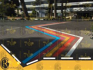 خرید رنگ ترافیکی قرمز و نارنجی و ابی + قیمت روز